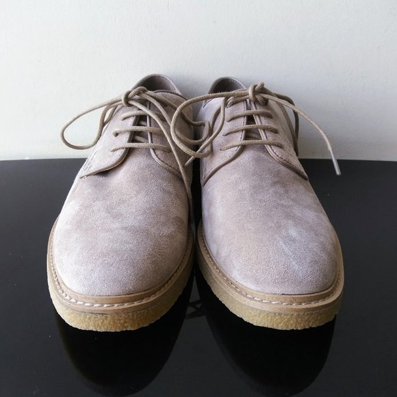 Calvin Klein Men\'s Wells Plain Toe Derby in Beautiful Leather Creamy Suede main image 9